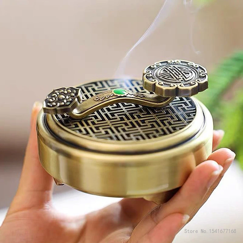 Home Fragrance Zen - Chinese Style Incense Burner, Alloy Fragrance