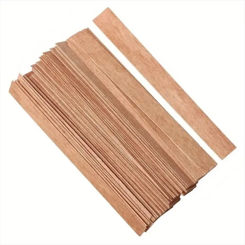 Wooden Wick Candle - 50/100 set wooden candle wicks with