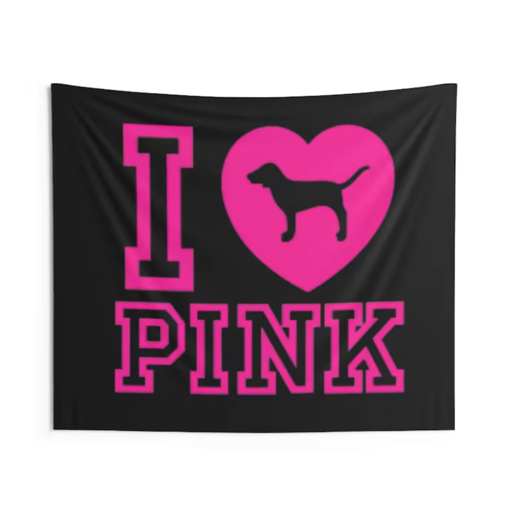Home Fragrance Victoria Secret - McBling Y2K I Love Pink Wall
