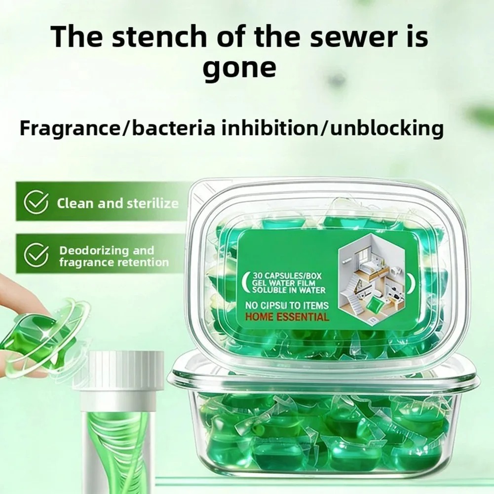 30PCS Odor Removal Sewer Clean - Gel Air Freshener 评论和价格