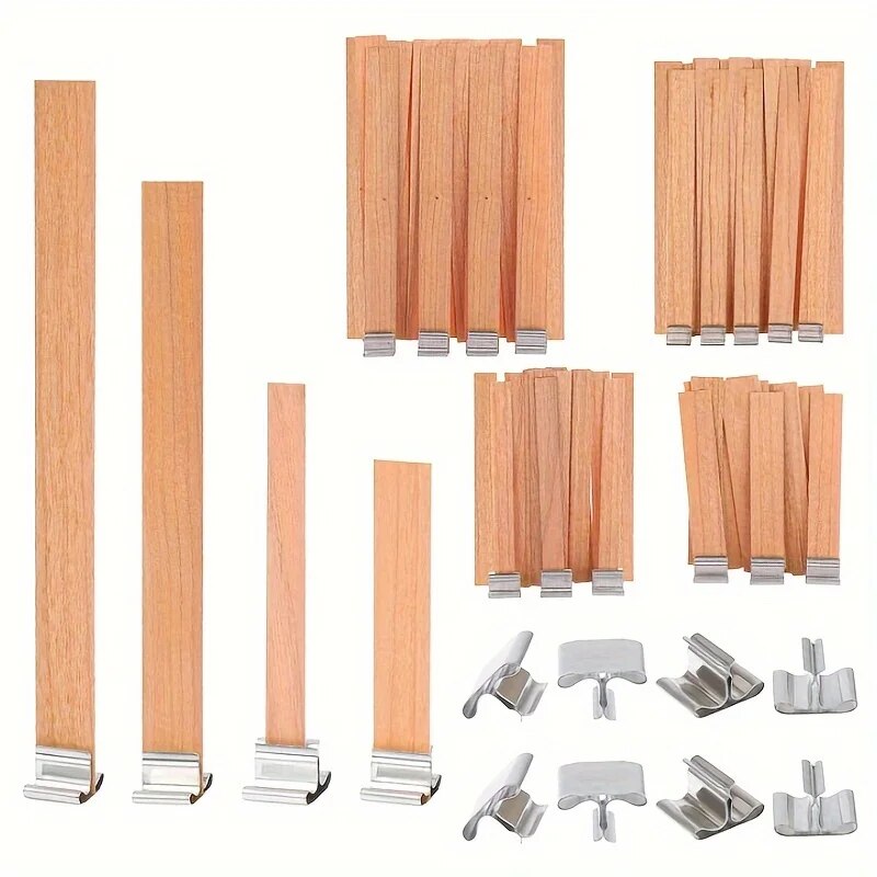 30pcs High Quality Wooden Cand - Wooden Wick Candle 评论和价格