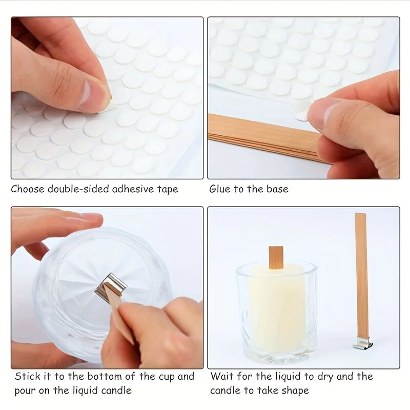 30pcs High Quality Wooden Cand - Wooden Wick Candle 评论和价格