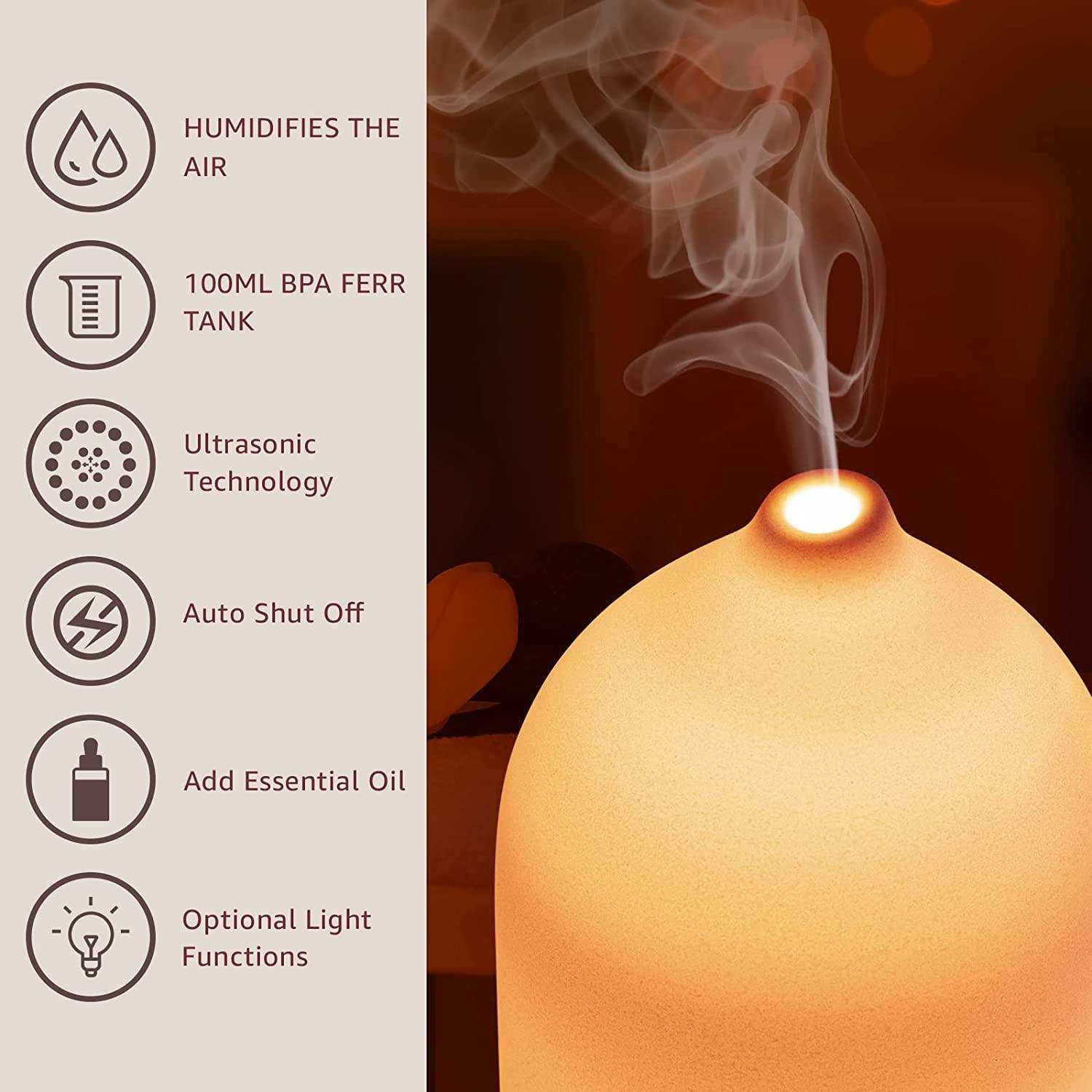 100ml Ceramic Essential Oil Di - Home Fragrance System 评论和价格
