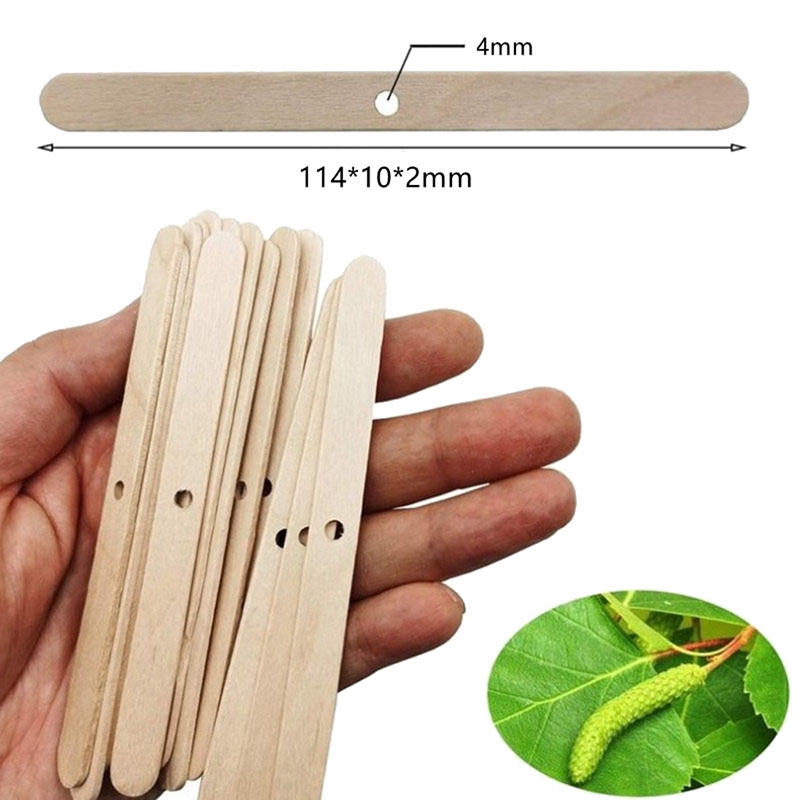 ●50PCS Wooden Candle Wick Hold - Wooden Wick Candle 评论和价格