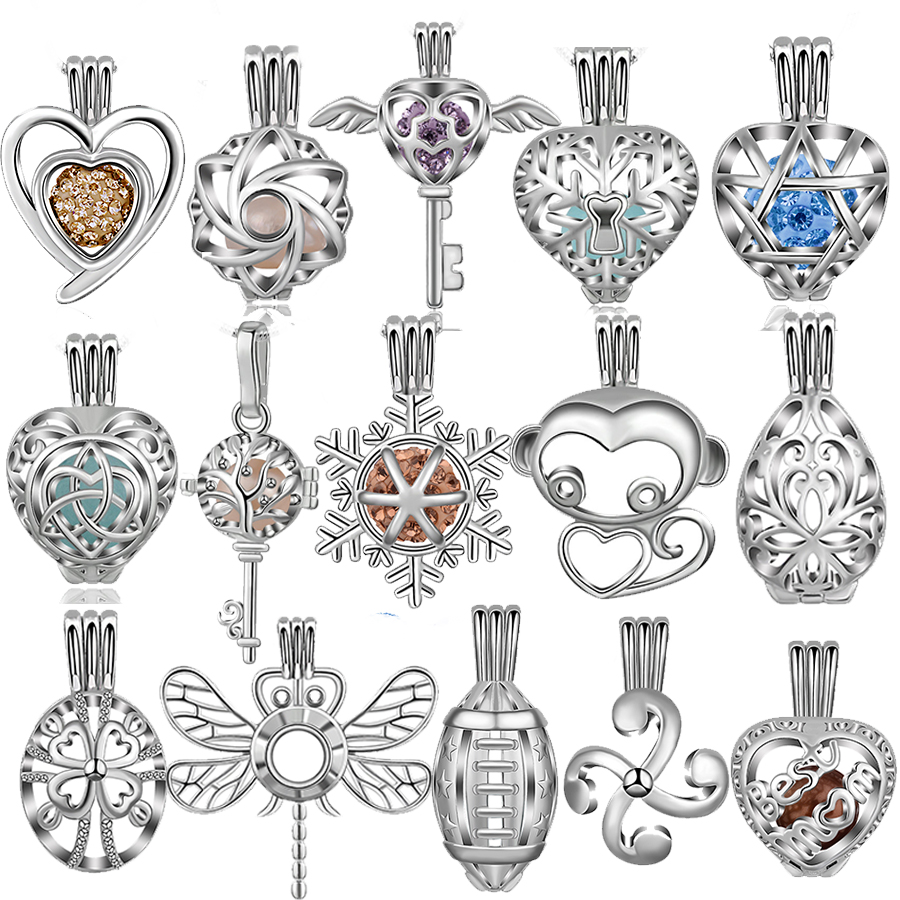 EUDORA Pearl Cage Silver Color - Diffuser Necklace Locket 评论和价格
