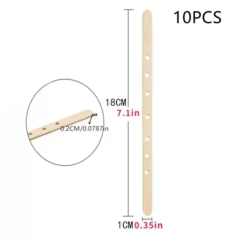 10/20/50pcs Wooden Candle Wick - Wooden Wick Candle 评论和价格