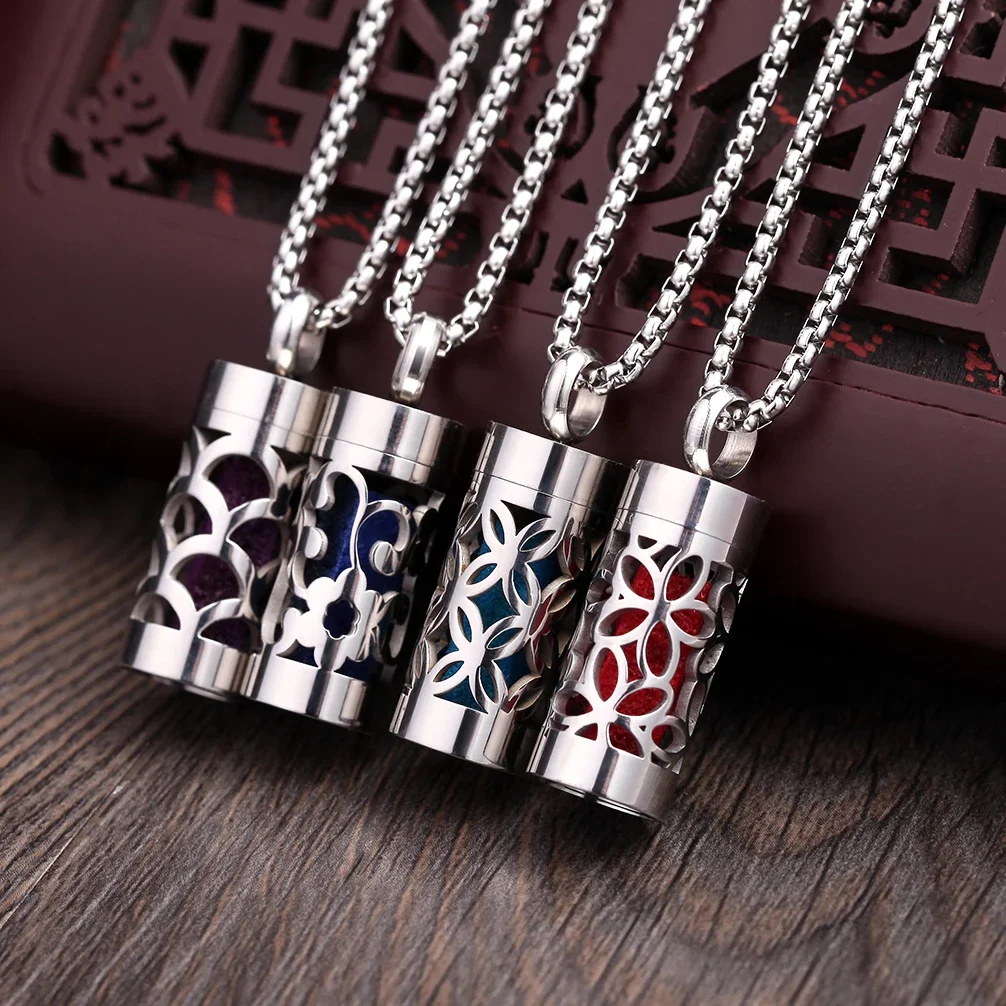 New Stainless Steel Aromathera - Diffuser Necklace Locket 评论和价格