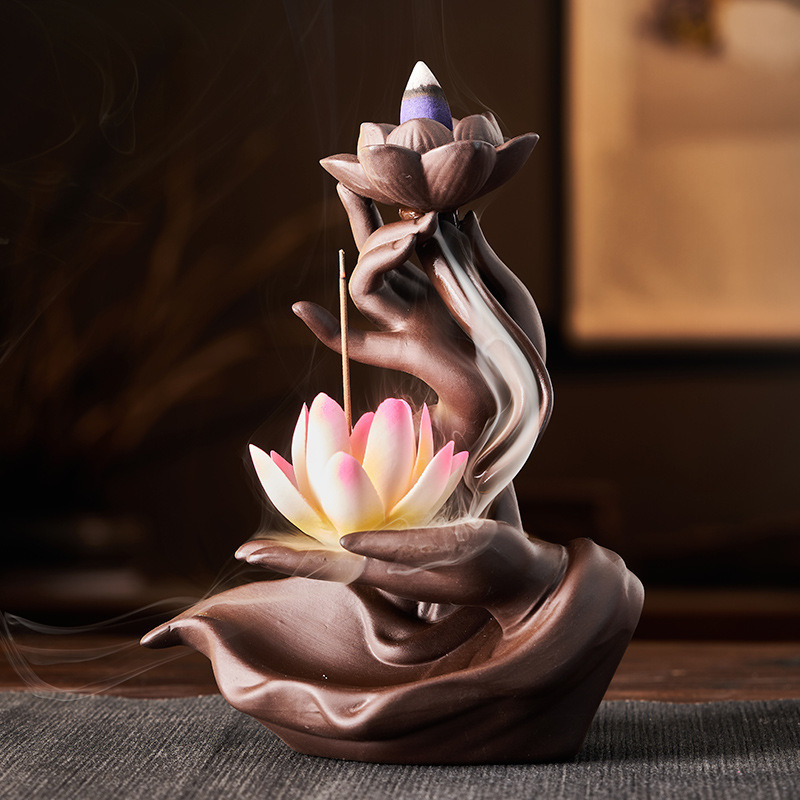 Ceramic Purple Sand Backflow I - Home Fragrance Zen 评论和价格
