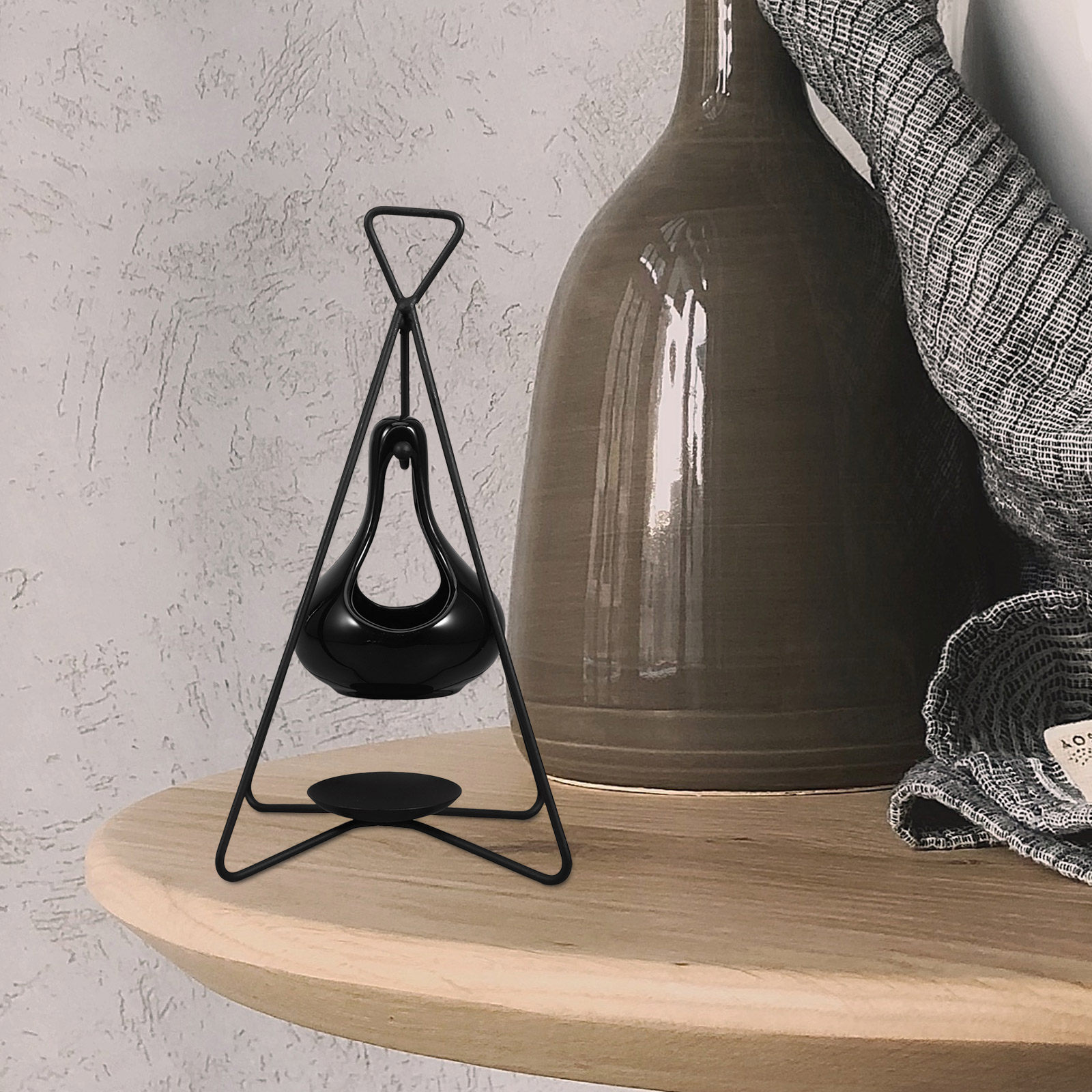 1Set Aroma Wax Burner Iron Cer - Home Fragrance Zen 评论和价格