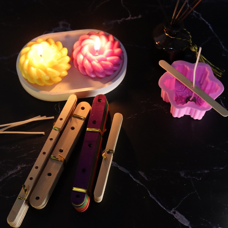 20pcs Wooden Candle Wick Holde - Wooden Wick Candle 评论和价格