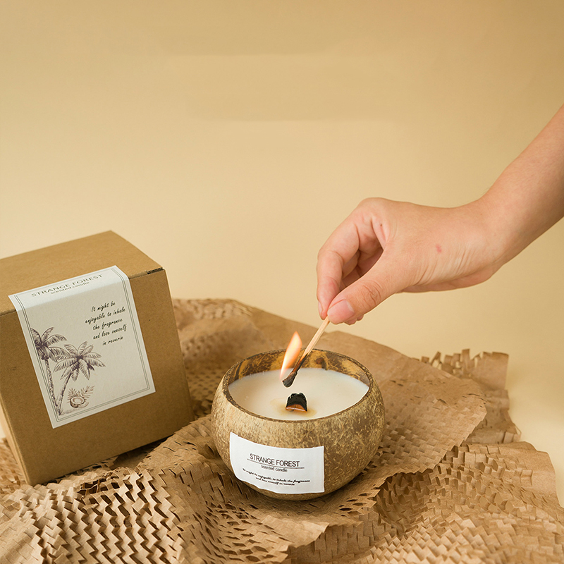 Coconut Shell Aromatherapy Can - Home Fragrance Wax Melts 评论和价格
