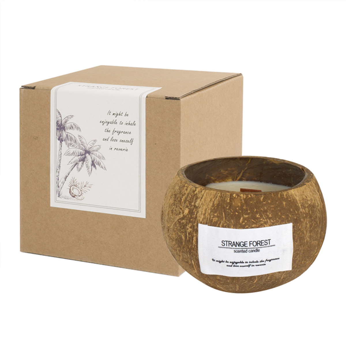 Coconut Shell Aromatherapy Can - Home Fragrance Wax Melts 评论和价格