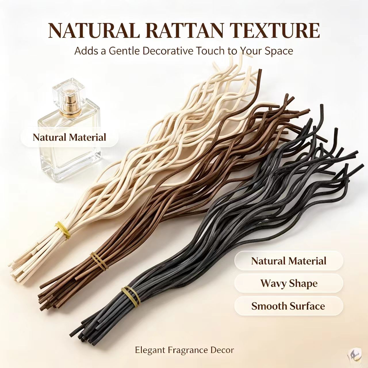 20Pcs Long Wavy Rattan Reed Di - Home Fragrance Wholesale 评论和价格