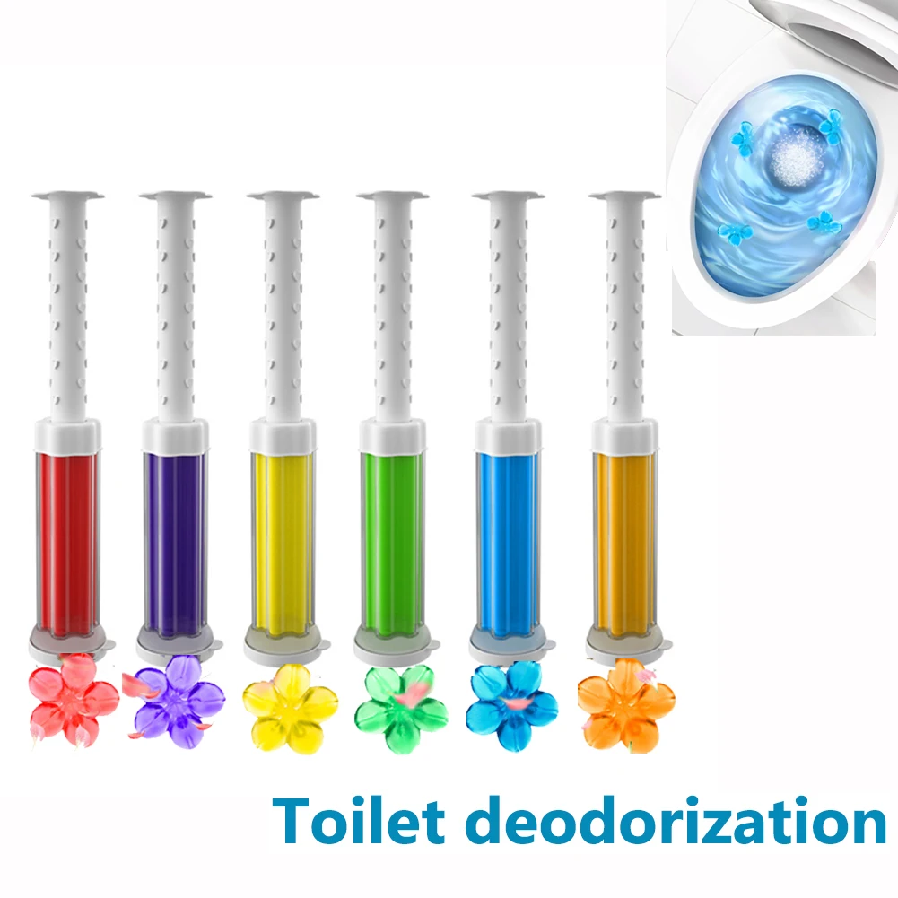 5pcs/Set Flower Aromatic Toile - Gel Air Freshener 评论和价格