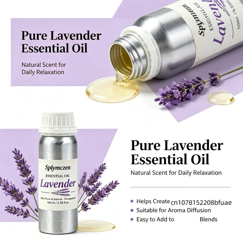 100ml Pure Natural Lavender Ar - Home Fragrance Lavender 评论和价格