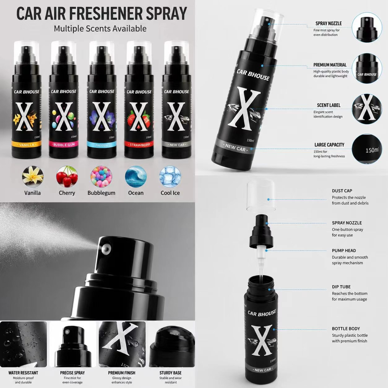 High End CAR BHOUSE X Car Frag - Home Fragrance Room Spray 评论和价格