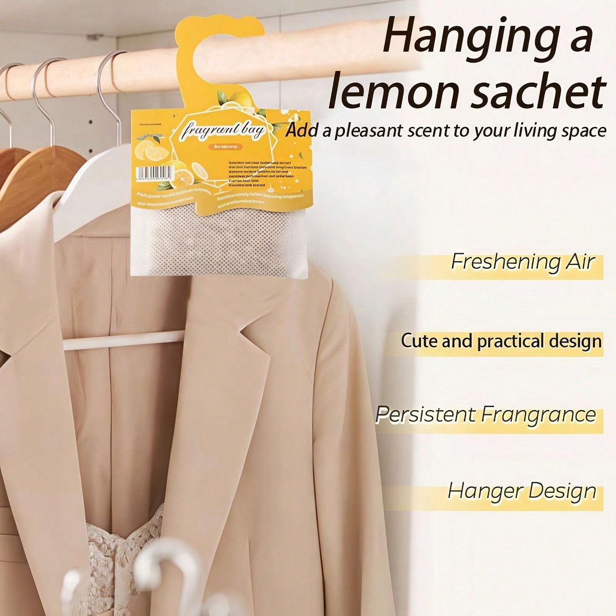 Hanging Lemon Scented Sachets, - Home Fragrance Wholesale 评论和价格