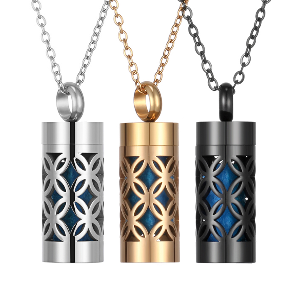 Stainless Steel Aromatherapy N - Diffuser Necklace Locket 评论和价格