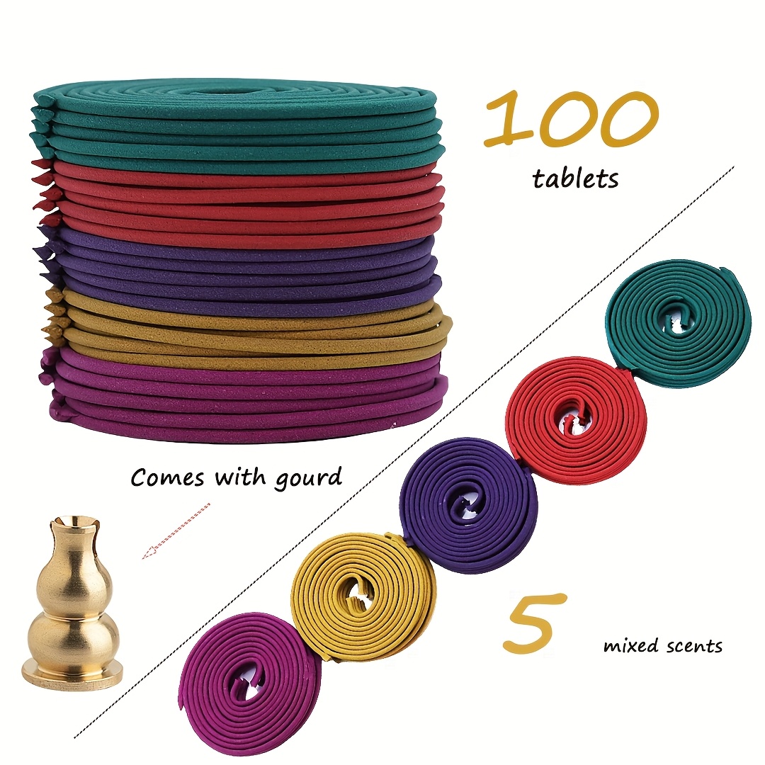 100 Pieces of Mixed Spiral Aro - Home Fragrance Best 评论和价格