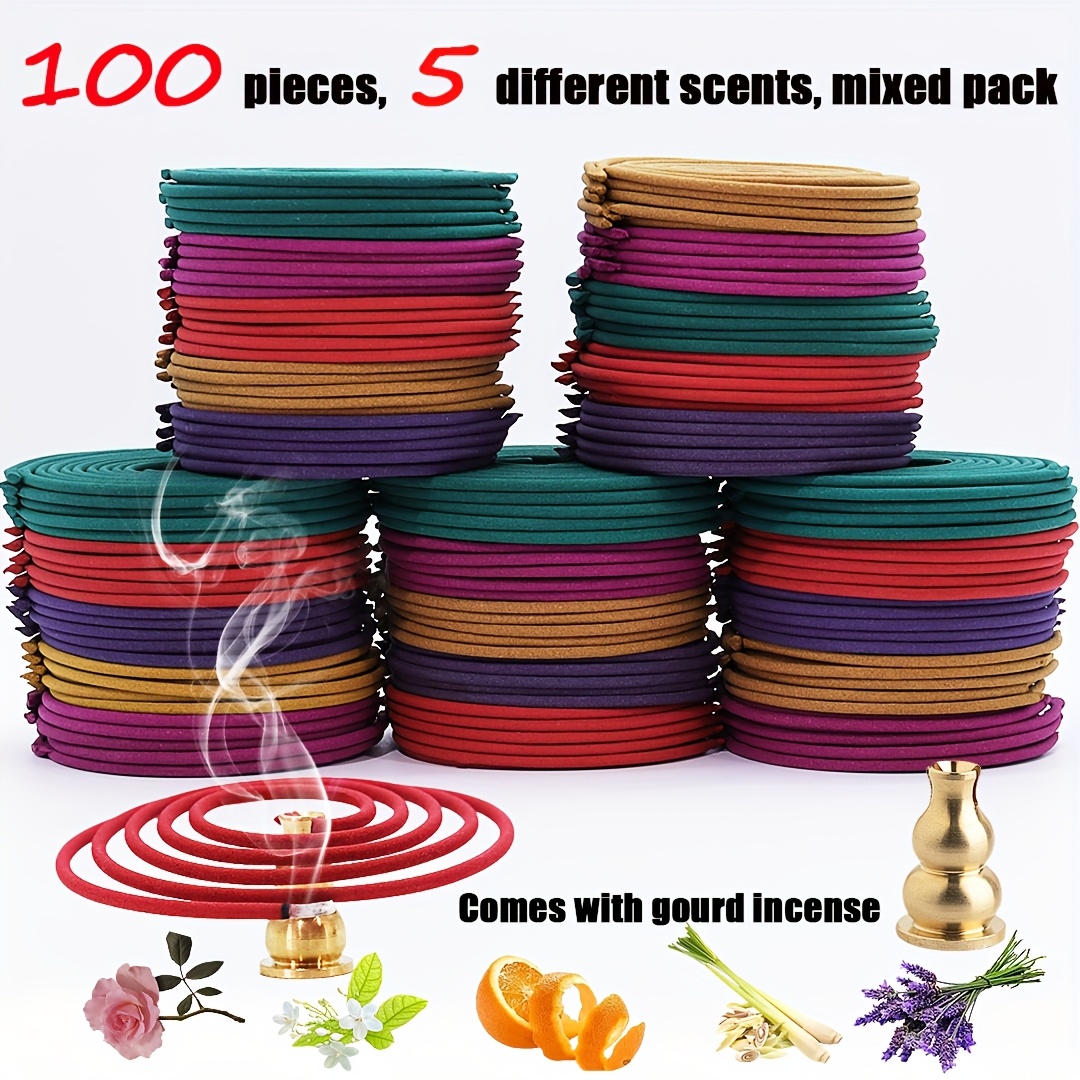 100 Pieces of Mixed Spiral Aro - Home Fragrance Best 评论和价格