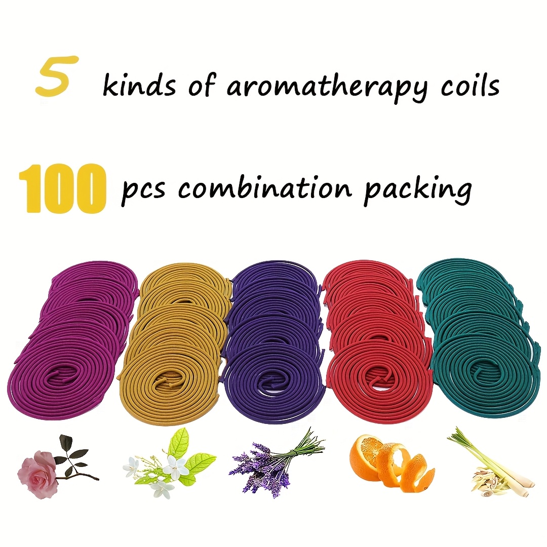 100 Pieces of Mixed Spiral Aro - Home Fragrance Best 评论和价格