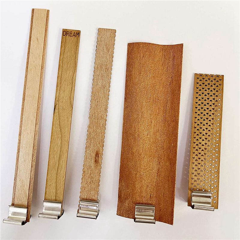 ABUI-400 PCS Metal Wick Sustai - Wooden Wick Candle 评论和价格