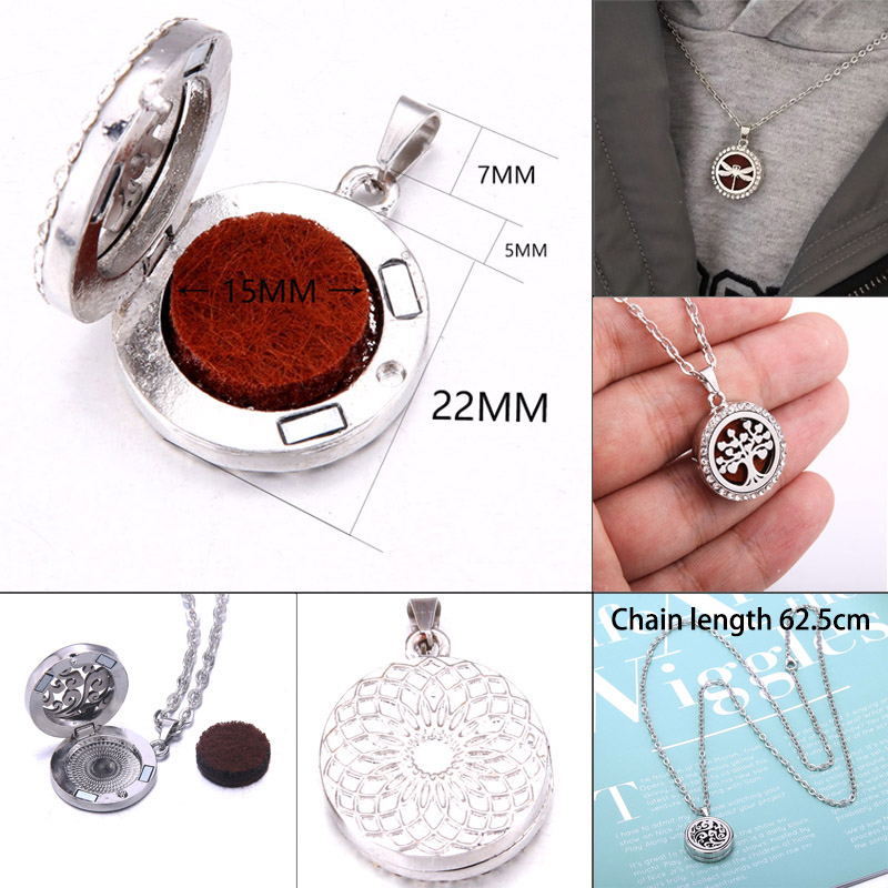 New Tree Of Life Aromatherapy  - Diffuser Necklace Locket 评论和价格