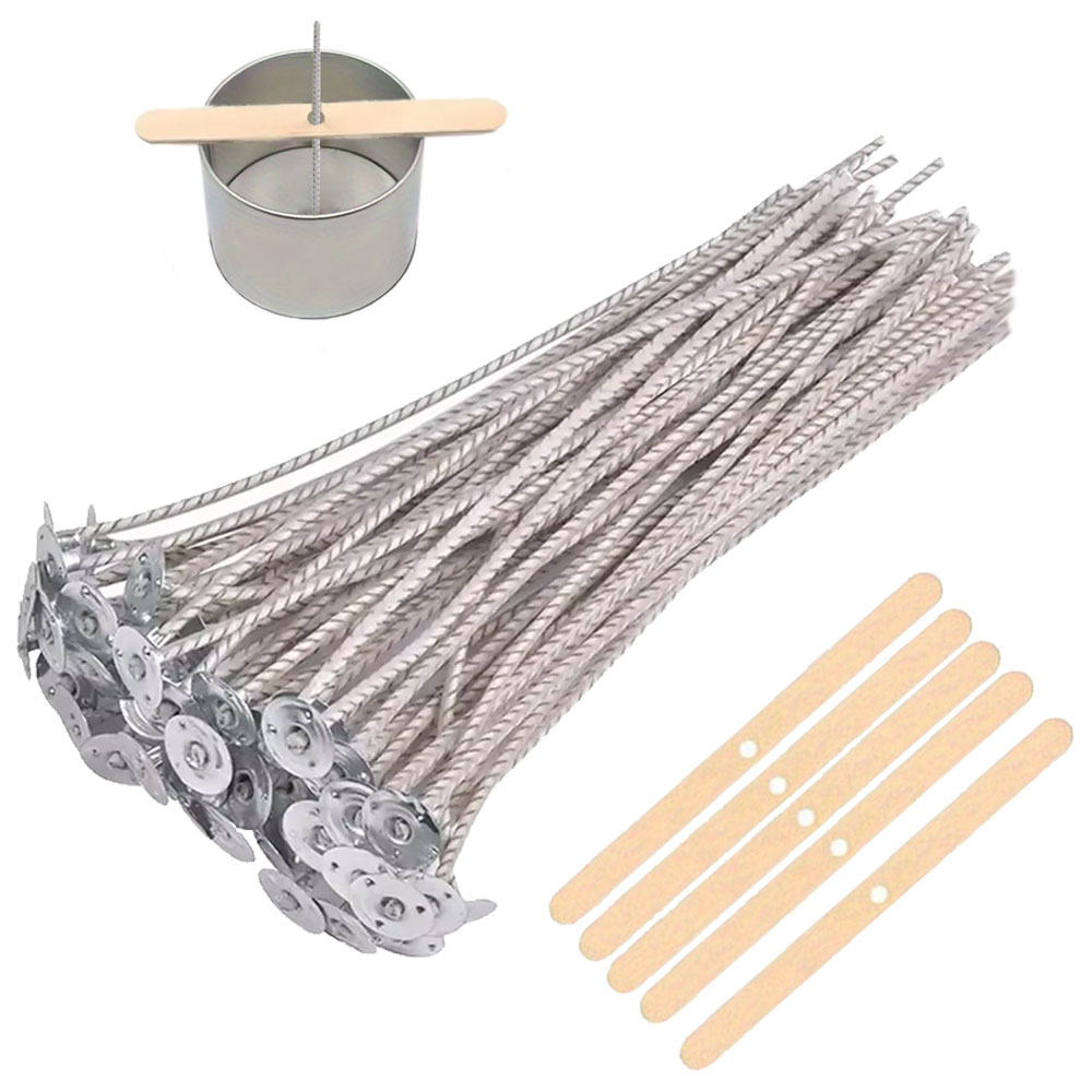 55pcs Flower Candle Wick Wood  - Wooden Wick Candle 评论和价格