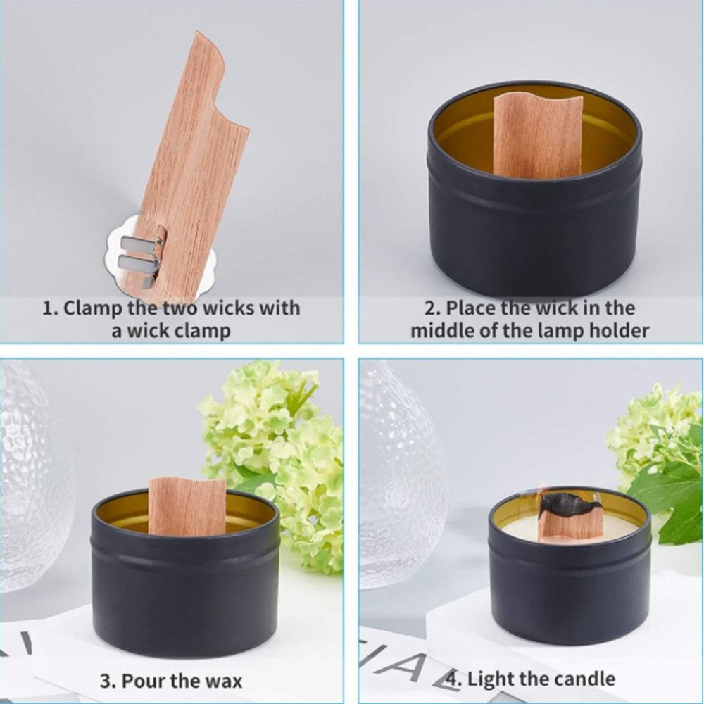 High Quality S-shaped DIY Hand - Wooden Wick Candle 评论和价格