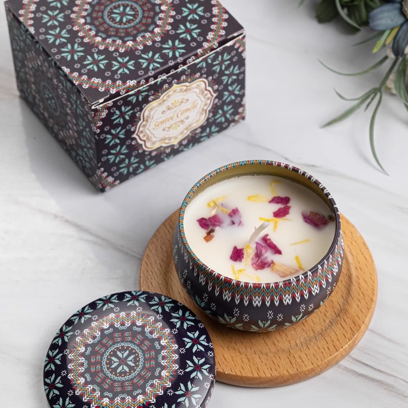 1/4PCS Vintage Scented Candles - Home Fragrance Wax Melts 评论和价格
