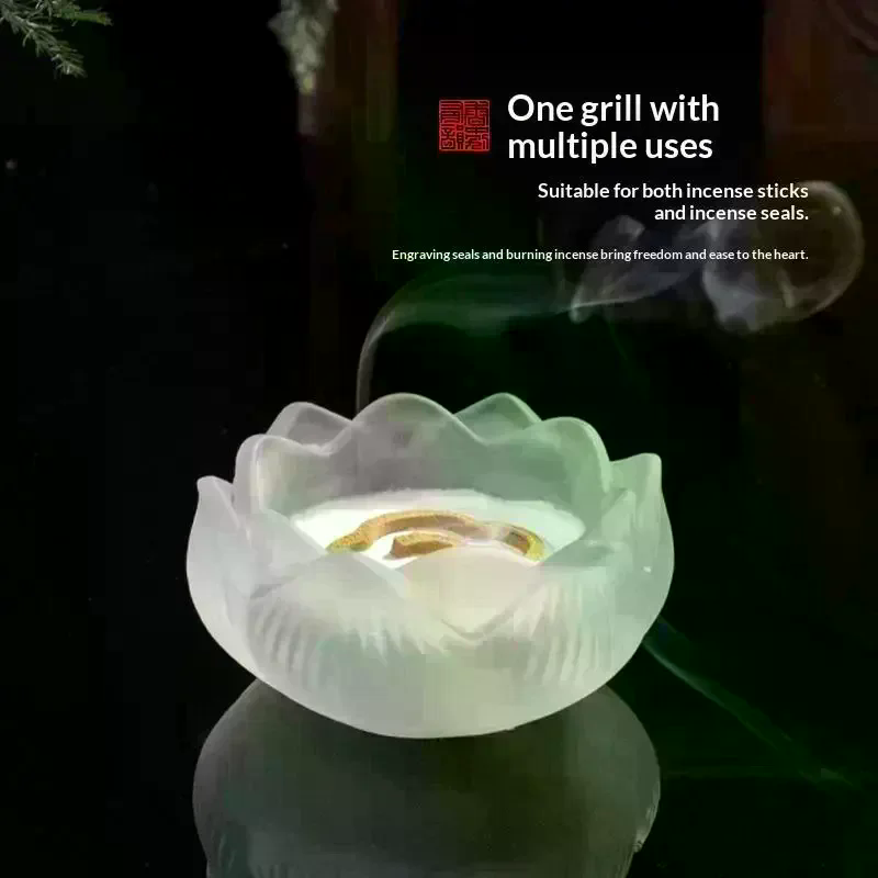 Creative Crystal Glass Lotus I - Home Fragrance Zen 评论和价格