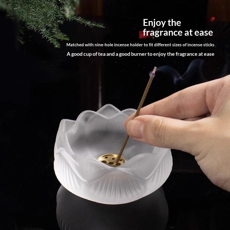 Creative Crystal Glass Lotus I - Home Fragrance Zen 评论和价格